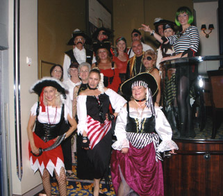 Pirates Ball on the QM2